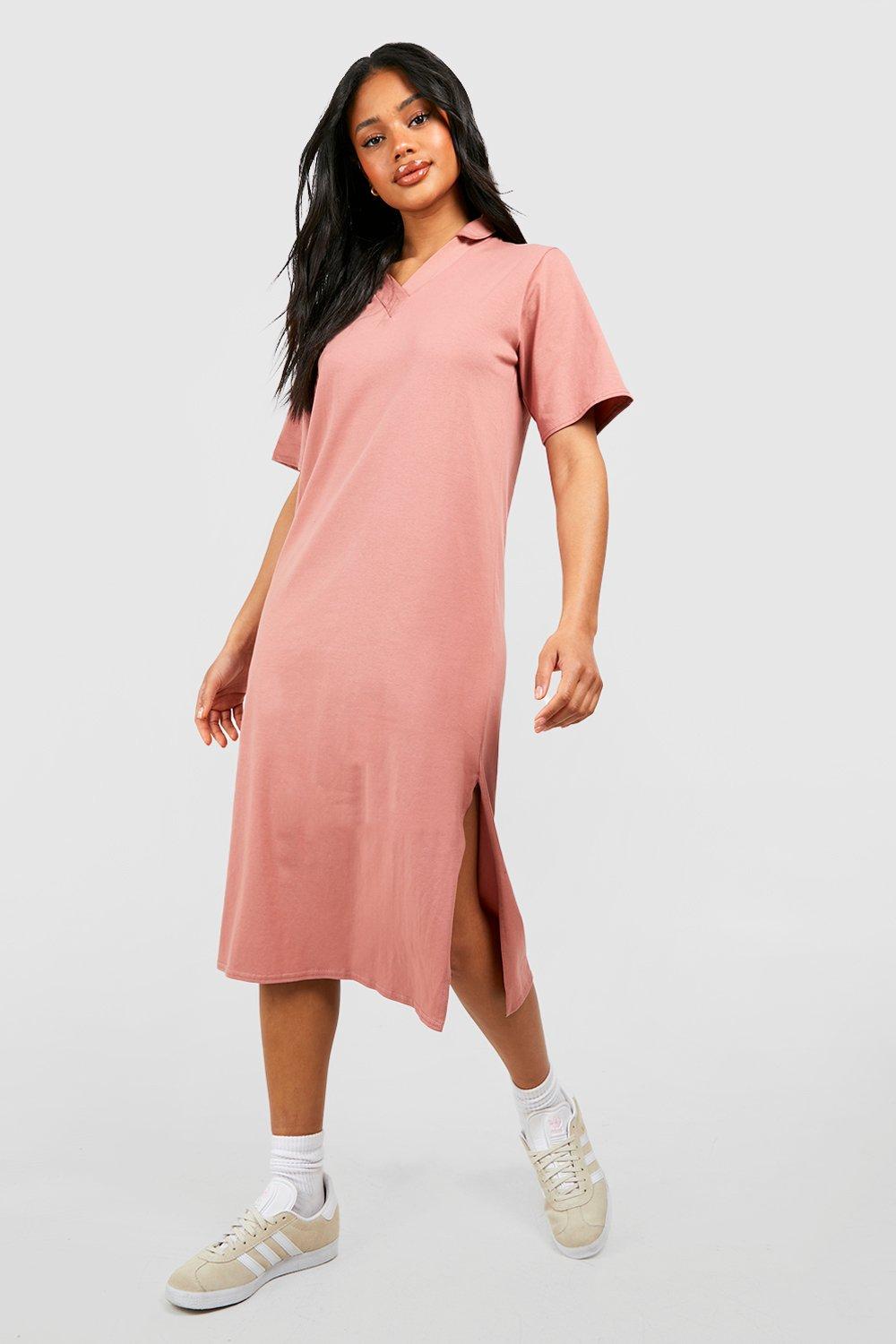 Collar t shirt store dress